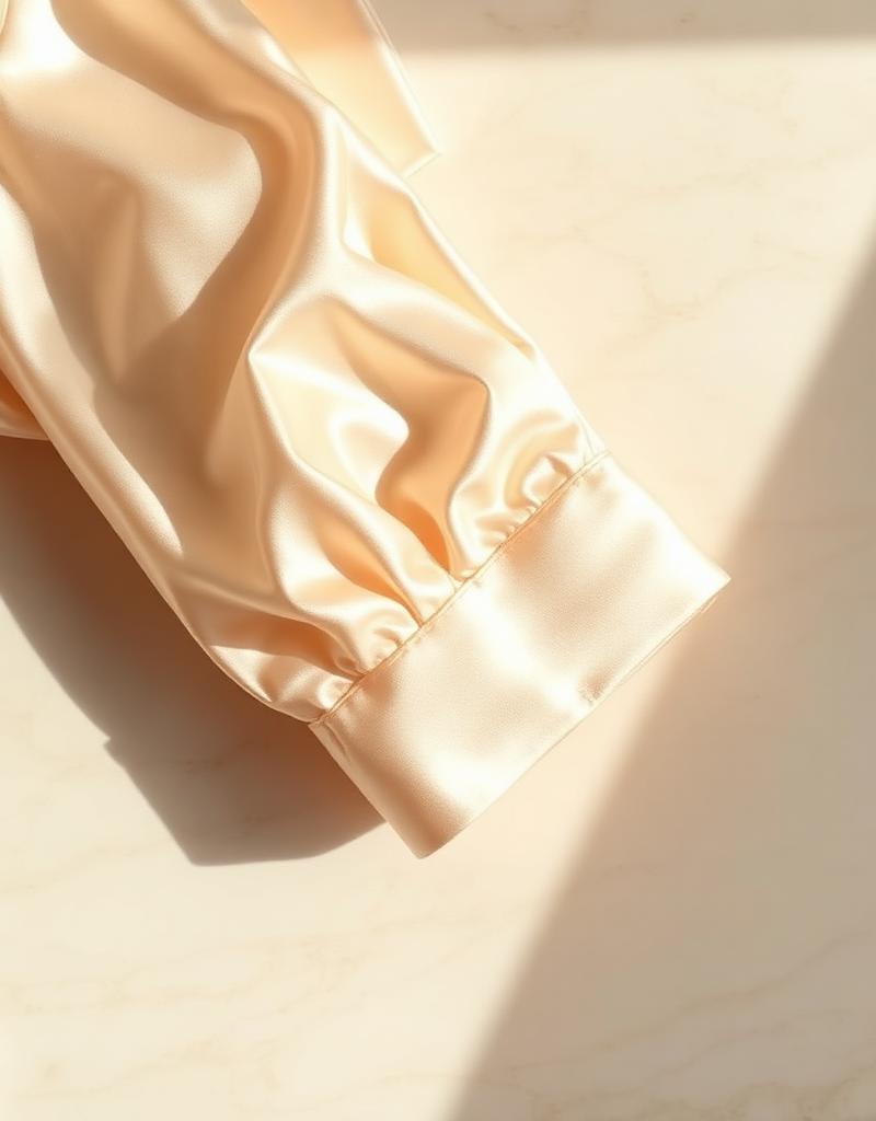 Champagne Satin Blouse