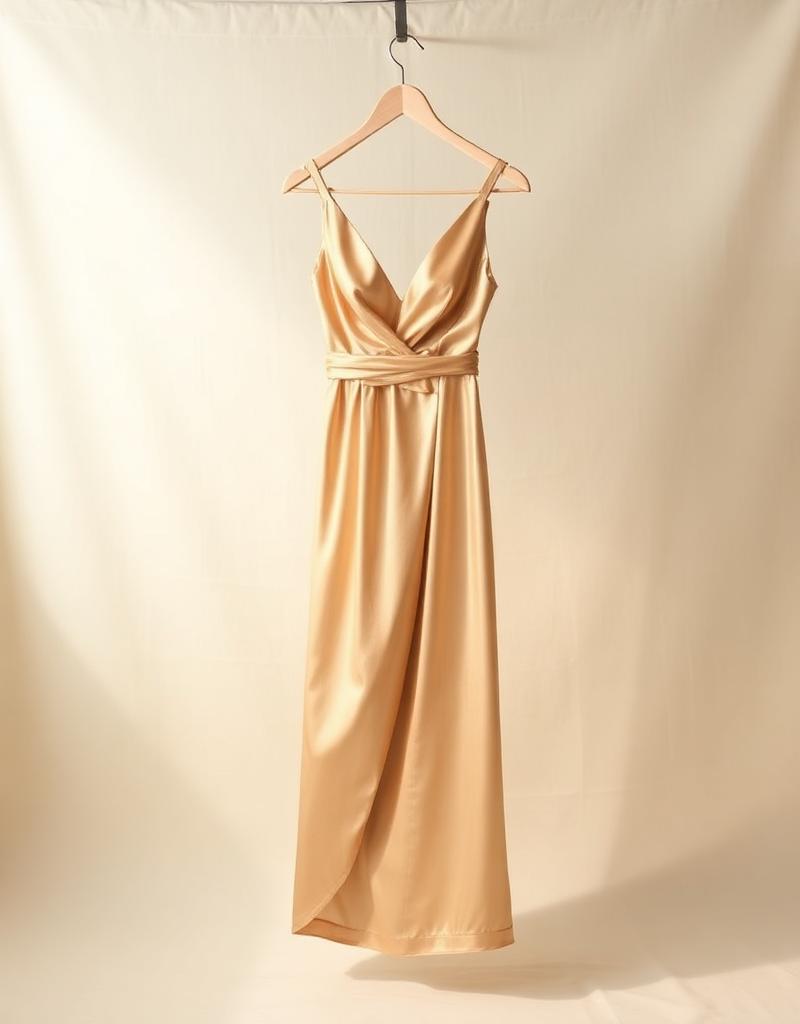 Aurora Silk Evening Dress